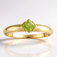 Anello in oro con Sfene