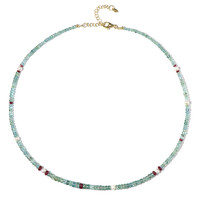 Collana in argento con Smeraldo Zambia (Riya)