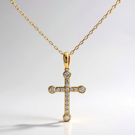 Collana in oro con Diamante I1 (H) (CIRARI)
