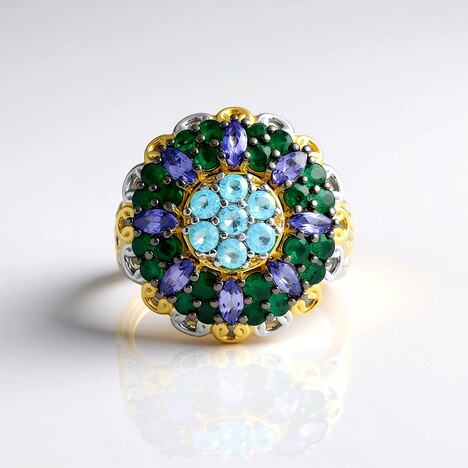 Anello in argento con Tanzanite (Gems en Vogue)