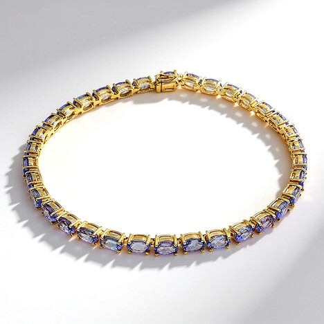 Bracciale in oro con Tanzanite AAA