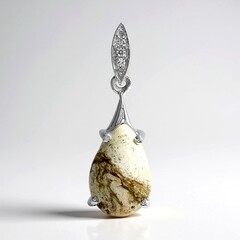 Ciondolo in argento con Magnesite