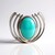 Ciondolo in argento con Amazzonite (MONOSONO COLLECTION)