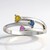 Anello in argento con Zaffiro Ceylon Giallo