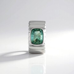Ciondolo in argento con Fluorite Verde