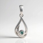Ciondolo in argento con Alessandrite Brasiliana