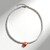 Collana in argento con Conchiglia di Ostrica Spinosa Arancione