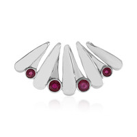 Pendentif en argent et Rubis de Madagascar (de Melo)