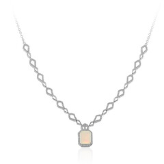 Collana in argento con Opale di Welo