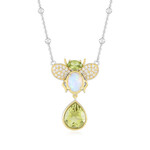 Collar en plata con Cuarzo del Ouro Verde (Dallas Prince Designs)