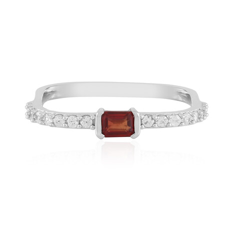 Anillo en plata con Rubí de Tanzania (de Melo Essence)