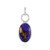 Mohave Purple Copper Turquoise Silver Pendant (Faszination Türkis)