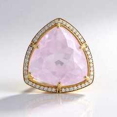 Ciondolo in oro con Kunzite Patroke (de Melo)
