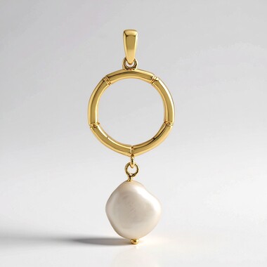 Colgante en plata con Perla Freshwater (TPC)