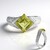 Anello in argento con Quarzo Ouro Verde (de Melo Essence)