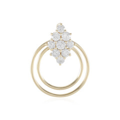 9K I2 (H) Diamond Gold Pendant (de Melo)