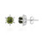 Orecchini in argento con Vesuvianite