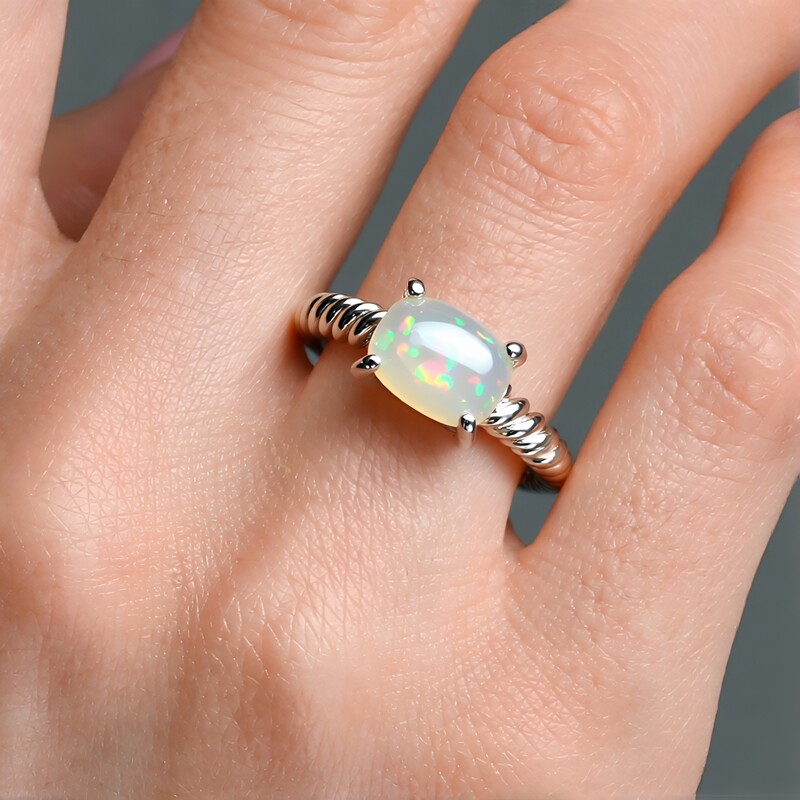 Welo-Opal-Silberring