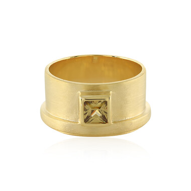 Anello in argento con Zircone Giallo (MONOSONO COLLECTION)