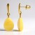 Orecchini in argento con Ambra Milky Baltica (dagen)