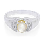 Abalone-Muschel-Silberring