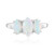 360° Welo-Opal-Silberring (de Melo Essence)
