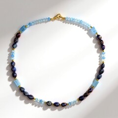 Collana in argento con Acquamarina Brasiliana