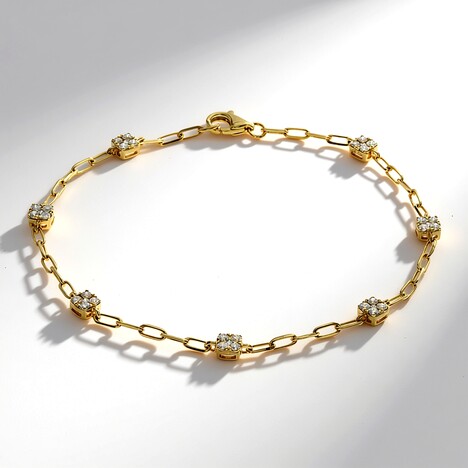 Bracciale in oro con Diamante SI1 (H) (CIRARI)