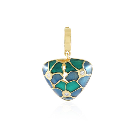 Zircon Silver Pendant (Adela Silber)