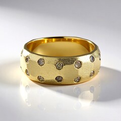 Anello in oro con Diamante Champagne I3 (de Melo Gold)