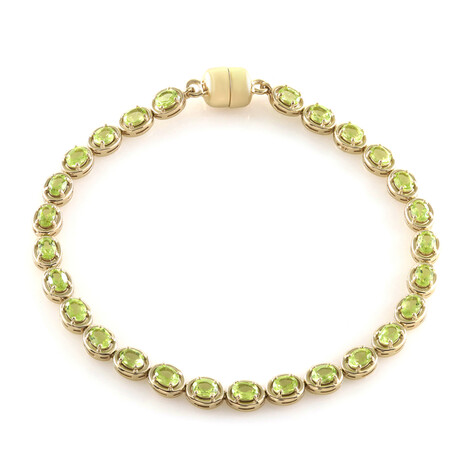 Peridot-Silberarmband
