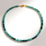 Collana in argento con Grandidierite (Adela Silber)