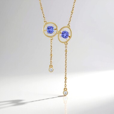 Collana in argento con Tanzanite (de Melo Essence)