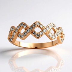 Anello in oro con Diamante Rose de France SI1 di Argyle (Annette)