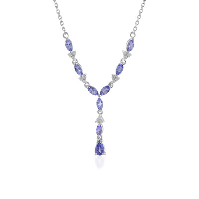 Collana in argento con Tanzanite