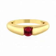 Anillo en plata con Zircón rosado