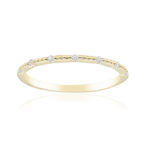 Anello in oro con Diamante SI1 (G) (Annette)