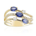 14K Ceylon Blue Sapphire Gold Ring (CIRARI)