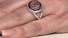 Bague en argent et Rhodochrosite (Jones Lee)