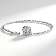 Bracelet en argent et Diamant SI1 (G) (Annette)