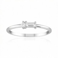Anillo en oro con Diamante SI1 (G) (Annette)