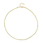 Collana in argento con Diamante Giallo