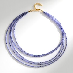 Collana in argento con Tanzanite