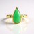 Anello in argento con Crisoprasio (KM by Juwelo)