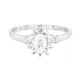 Anello in argento con Zircone
