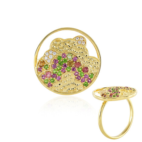 Anello in argento con Tormalina (SAELOCANA)