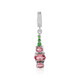 Pendentif en argent et Tourmaline rose du Nigéria