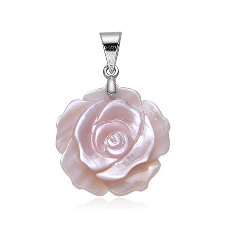 Perlmutt-Silberanhänger