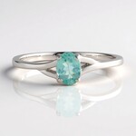 Anello in argento con Apatite Blu