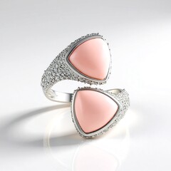 Anello in argento con Opale Rosa (de Melo Essence)